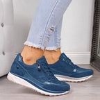Camila Lopez Martina - Zapatos Cómodos con Cremallera – Azul – photo 4
