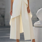 Anamartinezmadrid Daniela | Conjunto Elegante de Cuello Alto con Top Drapeado – photo 4