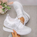 Marina Roca Giselle | Zapatillas Ortopédicas Confortables – Blanco