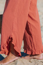 Marina Roca ARENA | Pantalón ancho con volantes – photo 7