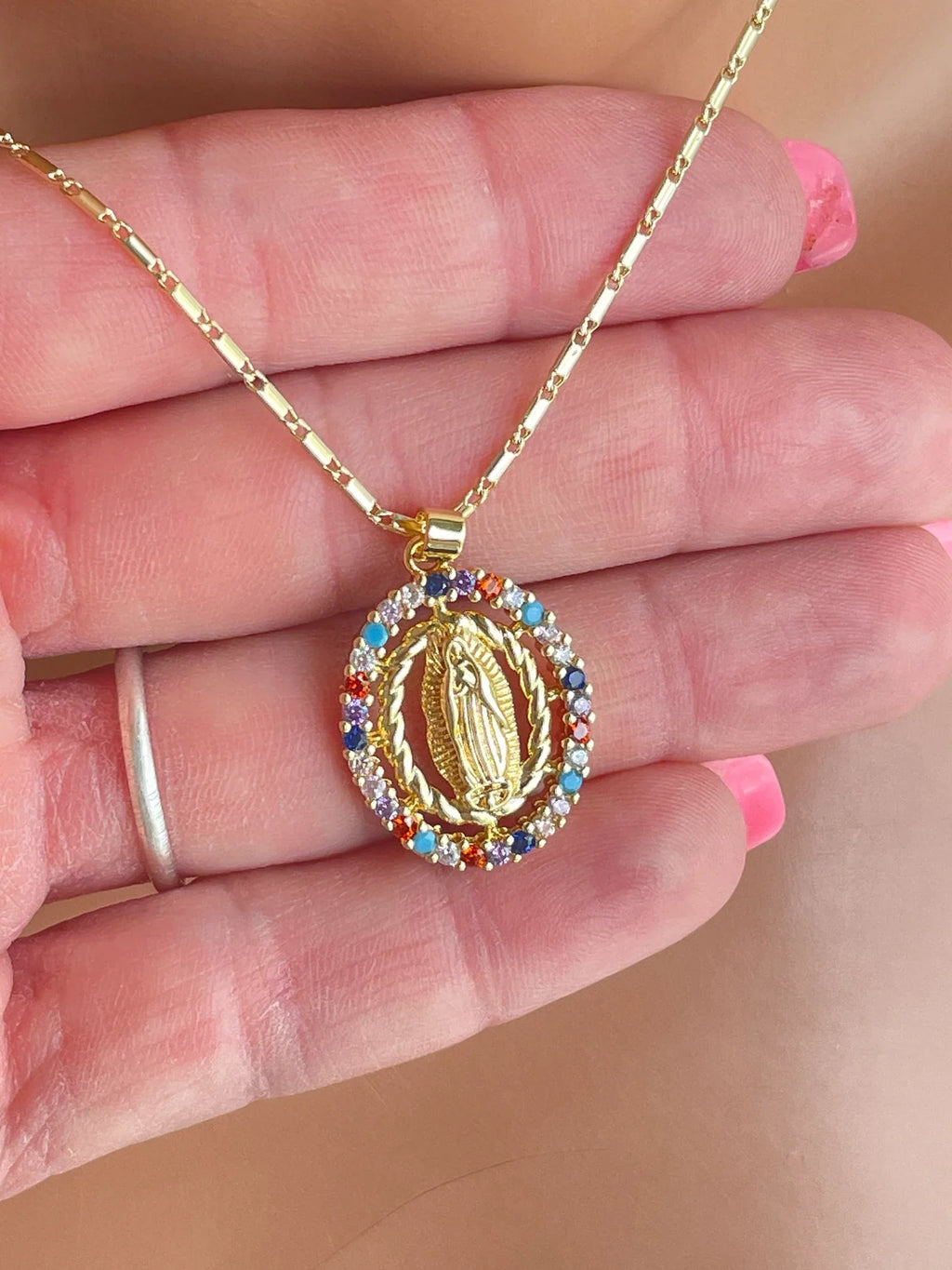 Marina Roca Collar de la Virgen chapado en oro – photo 2