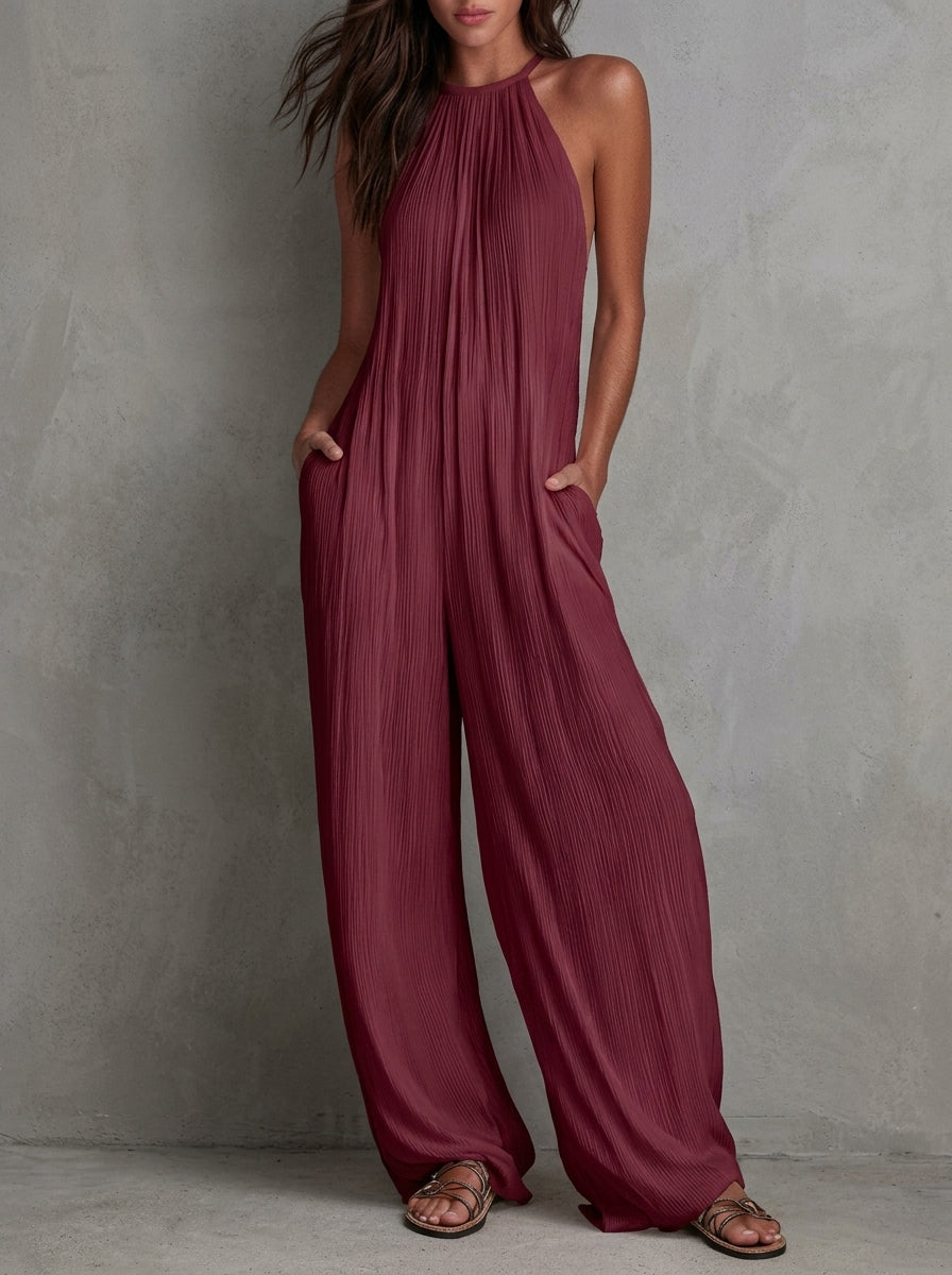 Helena Romero Julia - Mono Elegante y Cómodo – Borgoña