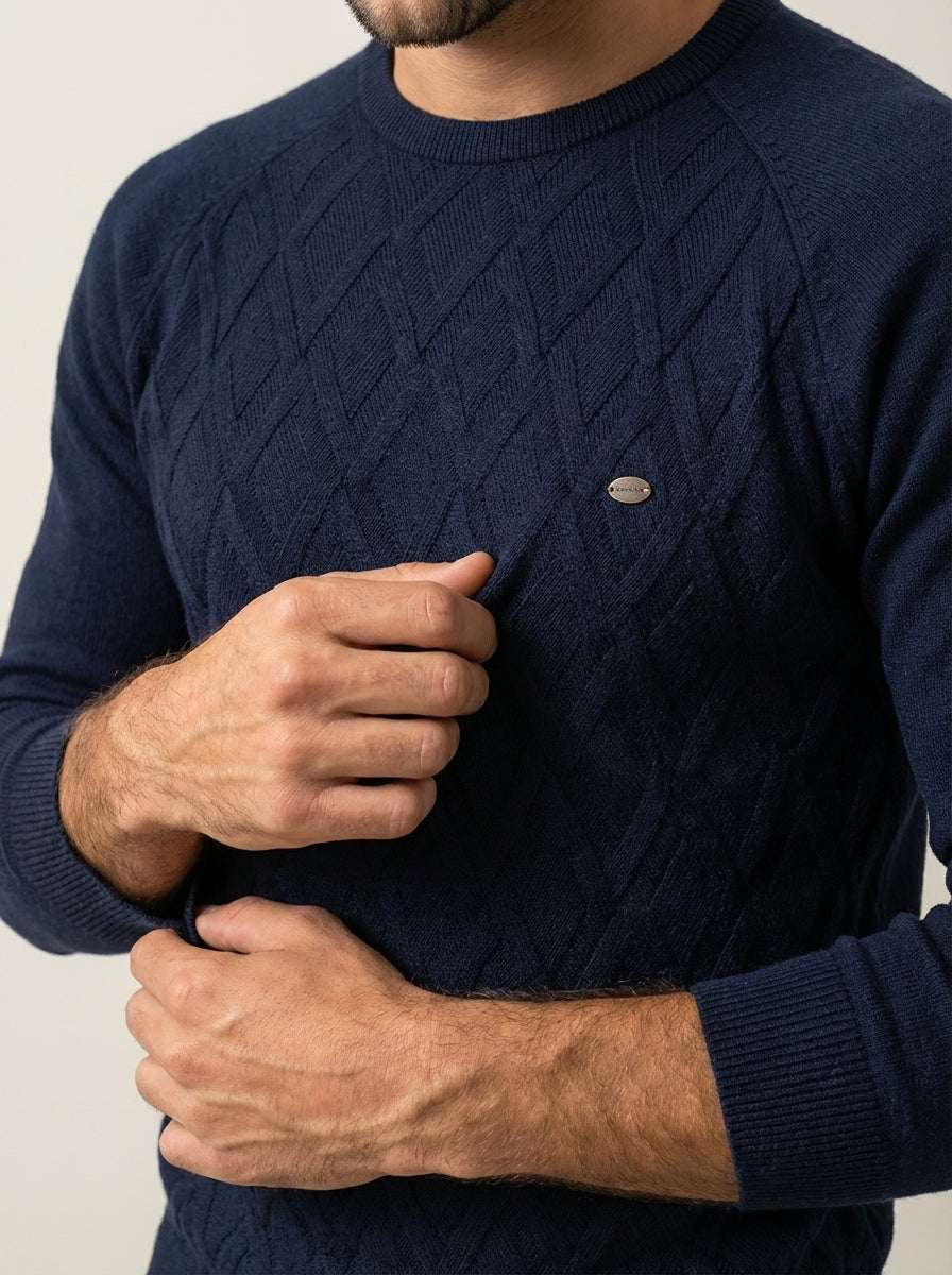 camilleboutique.de Nico - Suéter Elegante con Diseño de Rombos – photo 9