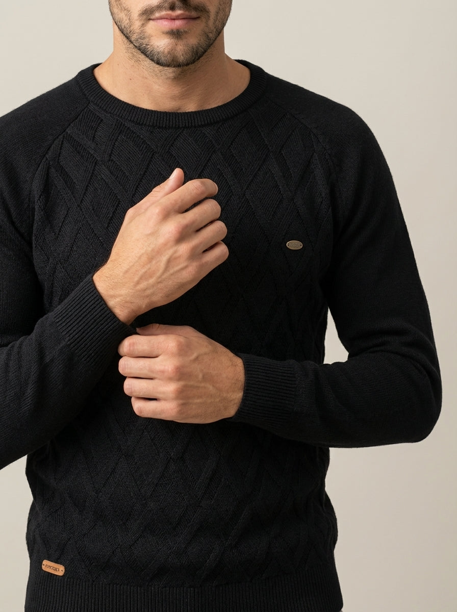camilleboutique.de Nico - Suéter Elegante con Diseño de Rombos – photo 7