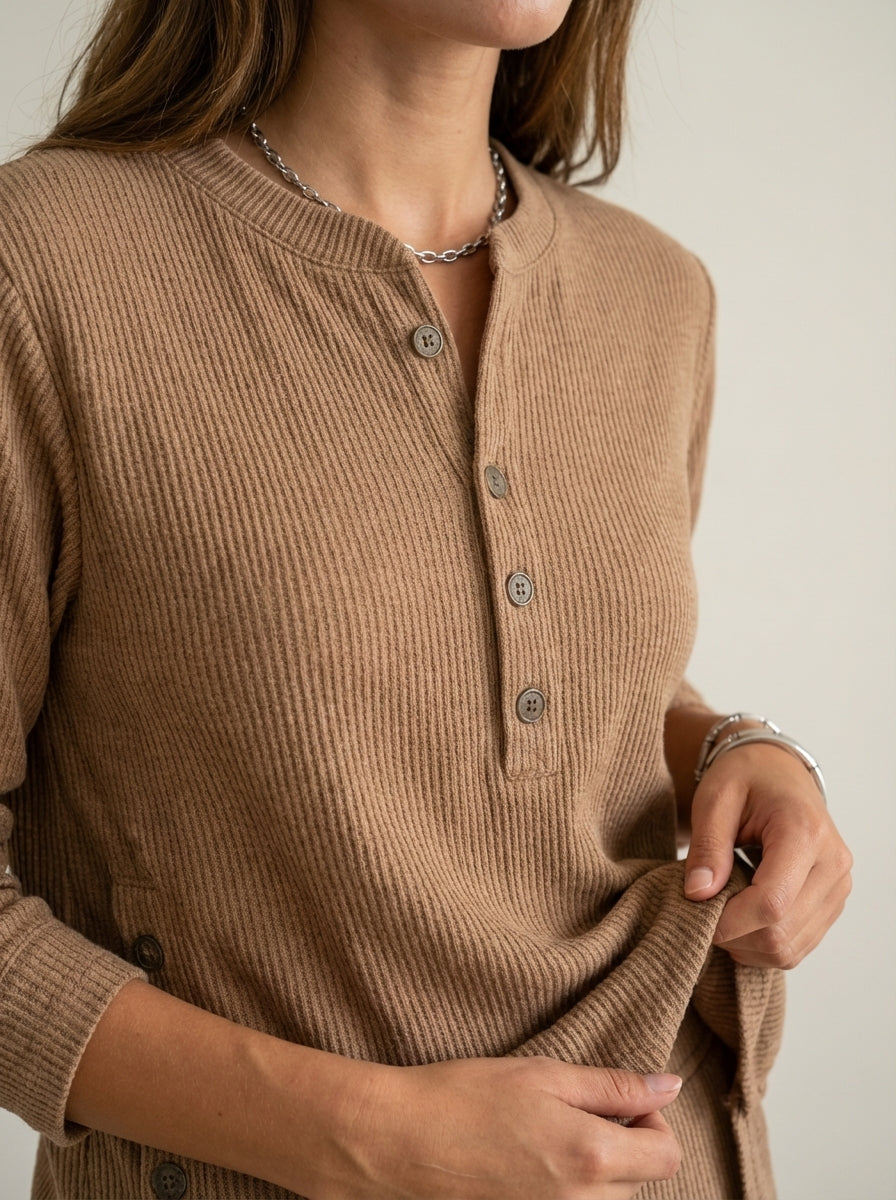 jeaniny Irene - Sudadera de Punto Holgado – photo 9