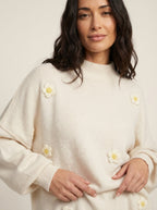 AYZA Luno - Sudadera Pullover con Flores – photo 2