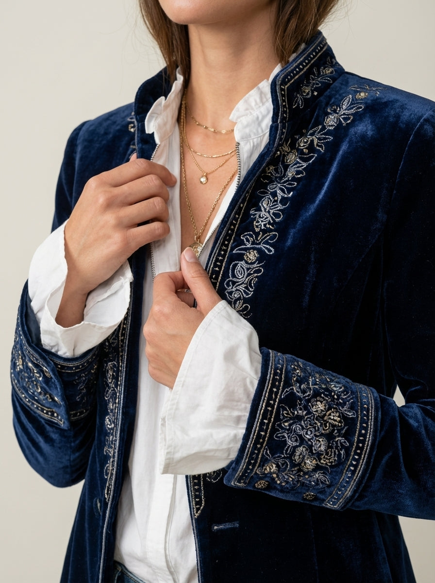 Corrovo Nuria - Chaqueta Elegante de Terciopelo – photo 2