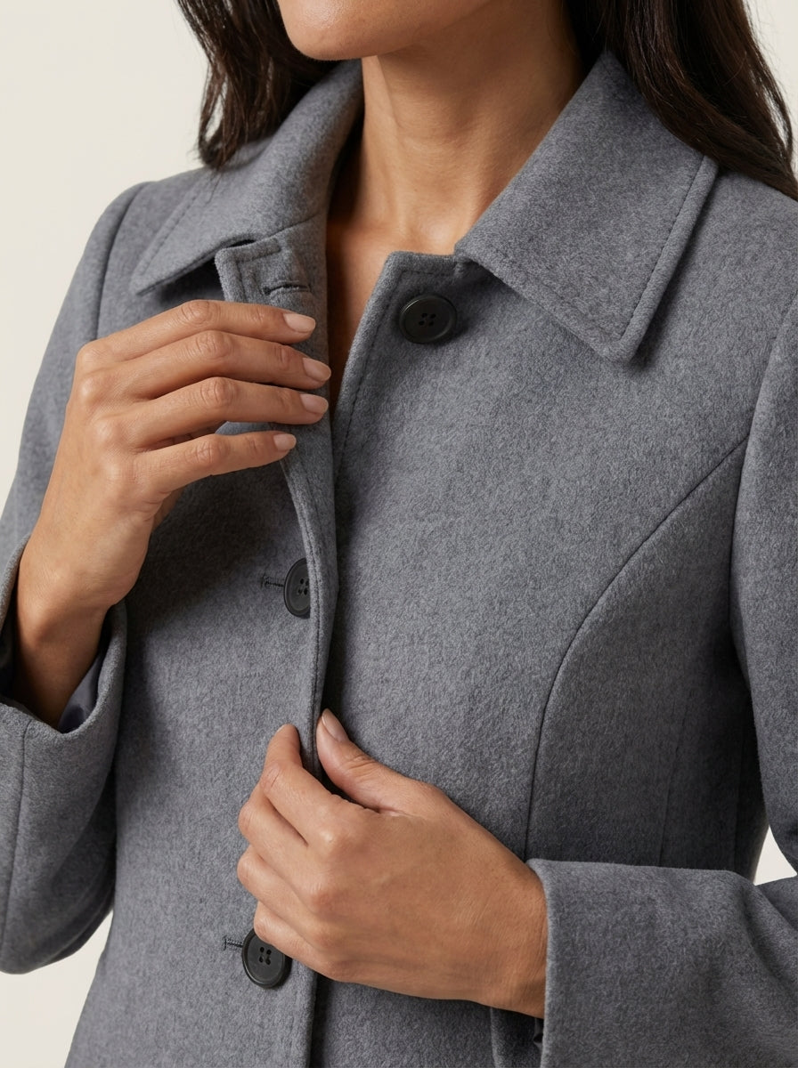 camilleboutique.de Helena - Abrigo de Invierno con Botones – photo 2