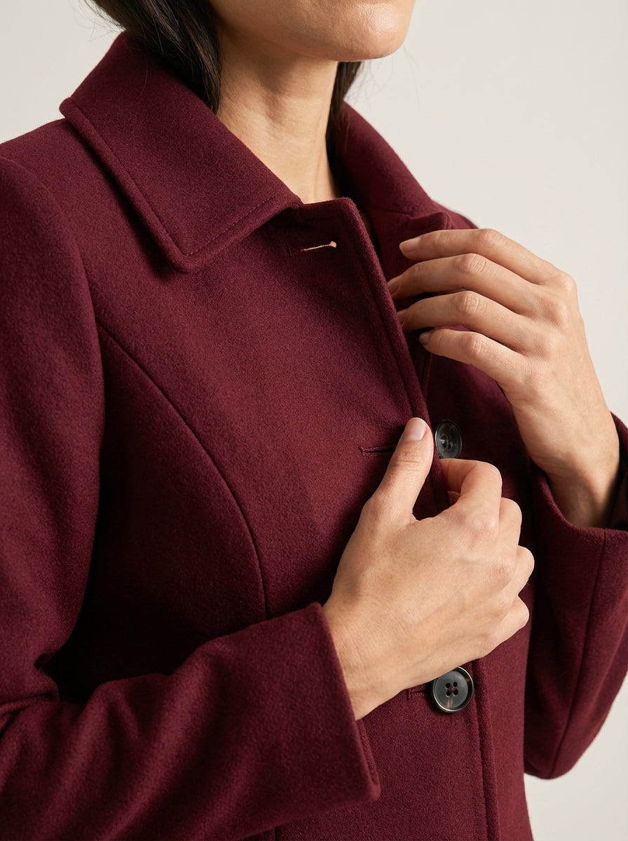 camilleboutique.de Helena - Abrigo de Invierno con Botones – photo 5