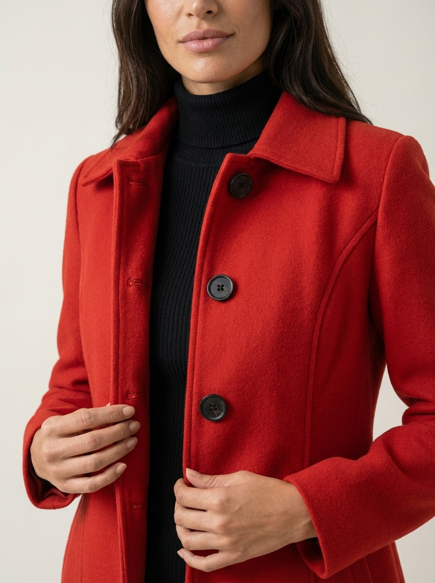 camilleboutique.de Helena - Abrigo de Invierno con Botones – photo 11