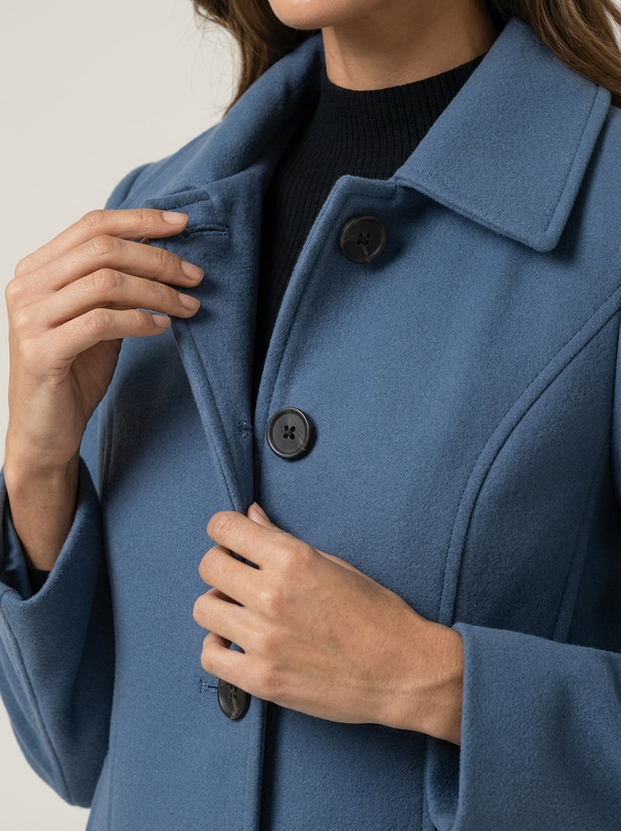 camilleboutique.de Helena - Abrigo de Invierno con Botones – photo 7