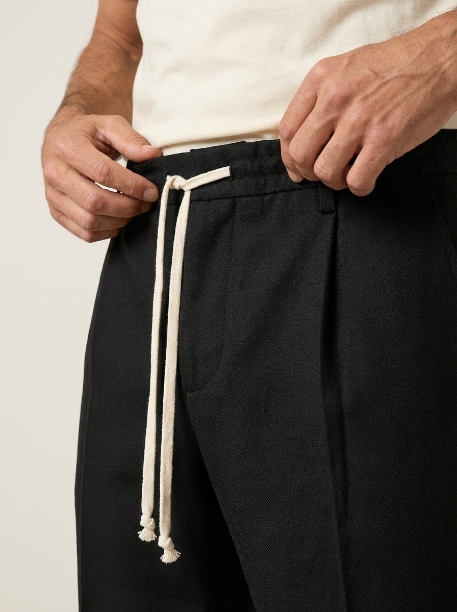 Olivia Sur Marco - Pantalón Elegante con Cordón Ajustable – photo 2