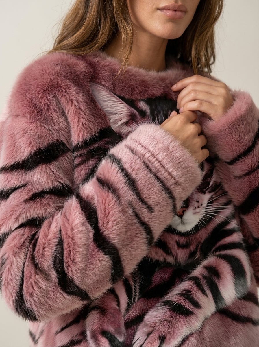 Juli Atelier Isabel - Jersey Cálido con Estampado de Gato – photo 11
