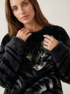 Juli Atelier Isabel - Jersey Cálido con Estampado de Gato – photo 12