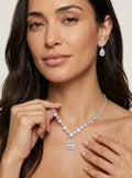 Veloria Uppsala Véra - Elegante Set de Joyas de Cristal – Plata
