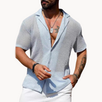 Marina Roca Milo - Camisa de Punto – Azul – photo 3