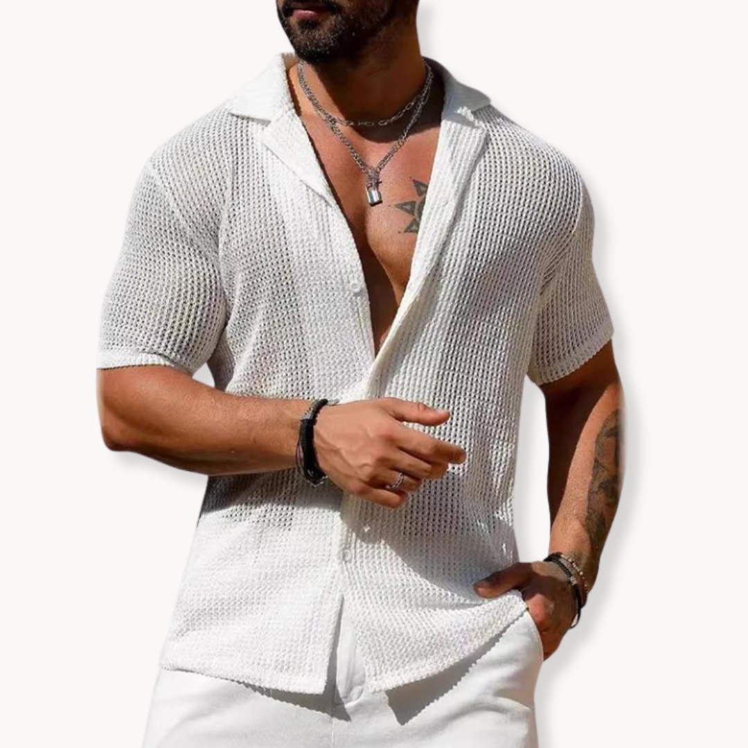 Marina Roca Milo - Camisa de Punto – Blanco – photo 4