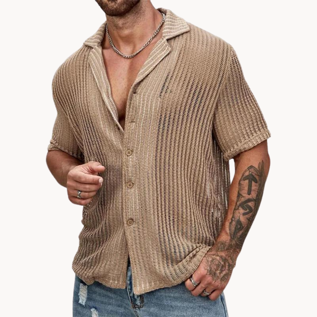 Marina Roca Milo - Camisa de Punto – Caqui – photo 5
