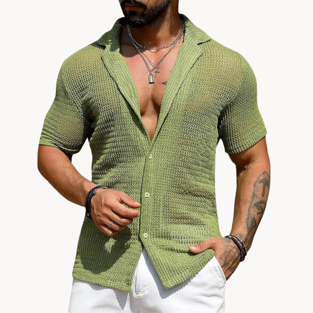 Marina Roca Milo - Camisa de Punto – Verde – photo 2