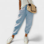 Marina Roca Luxe | Pantalones de Lino Elegantes – Azul – photo 5