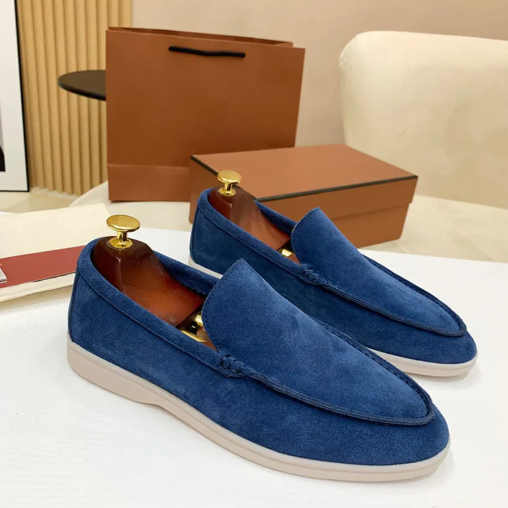 Marina Roca FEDERICO | Mocasines artesanos para hombre – Azul – photo 4