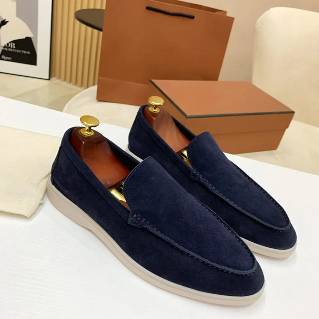Marina Roca FEDERICO | Mocasines artesanos para hombre – Azul Marino – photo 3