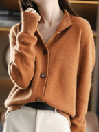 Anamartinezmadrid Brisa | Cárdigan de Punto Fino con Cuello Redondo y Botones – photo 6