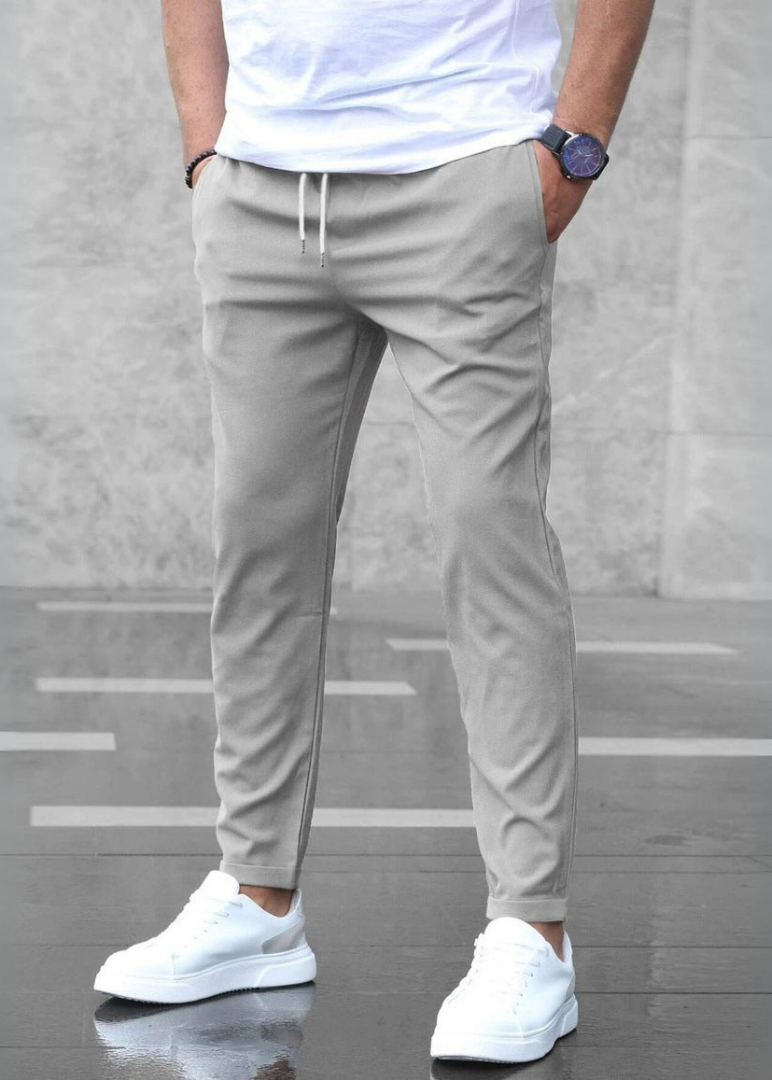 Marina Roca ENRICO | Pantalón estrecho de hombre – Gris – photo 3