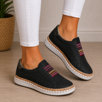 Anamartinezmadrid Maribel | Mocasines Calados con Plataforma y Suela de Yute – Negro – photo 5