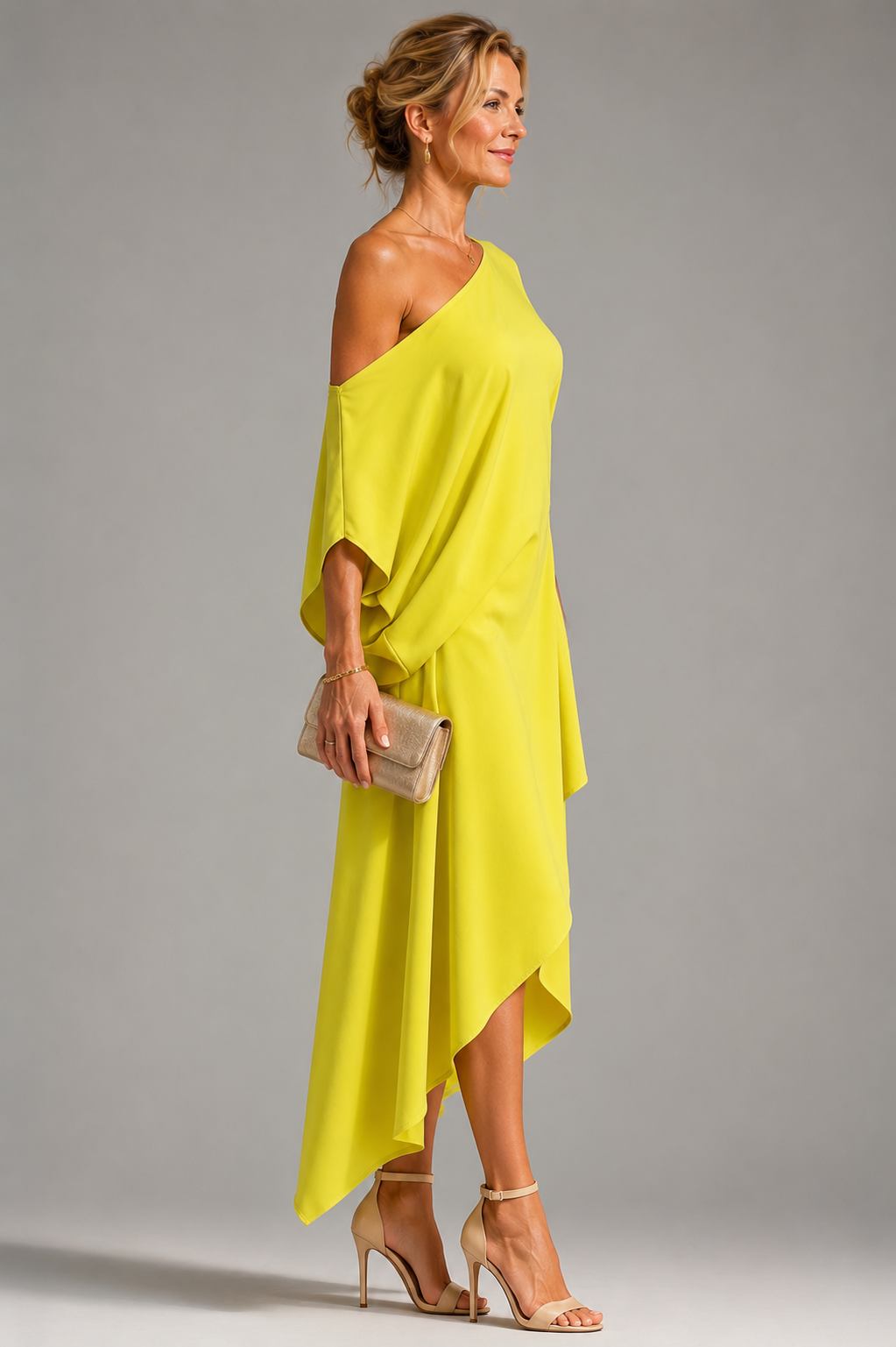 Anamartinezmadrid Camila | Vestido Asimétrico de Tirantes – photo 4