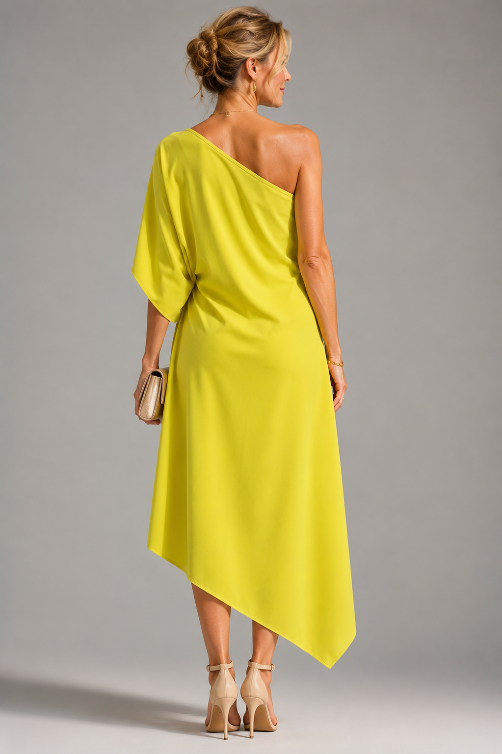 Anamartinezmadrid Camila | Vestido Asimétrico de Tirantes – photo 3