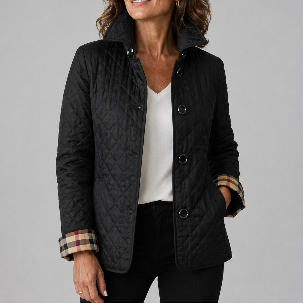 Anamartinezmadrid Kelly | Chaqueta Acolchada Ligera de Entretiempo – Negro – photo 5