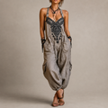 Anamartinezmadrid Candela | Mono Bohemio Bordado con Pantalón Amplio