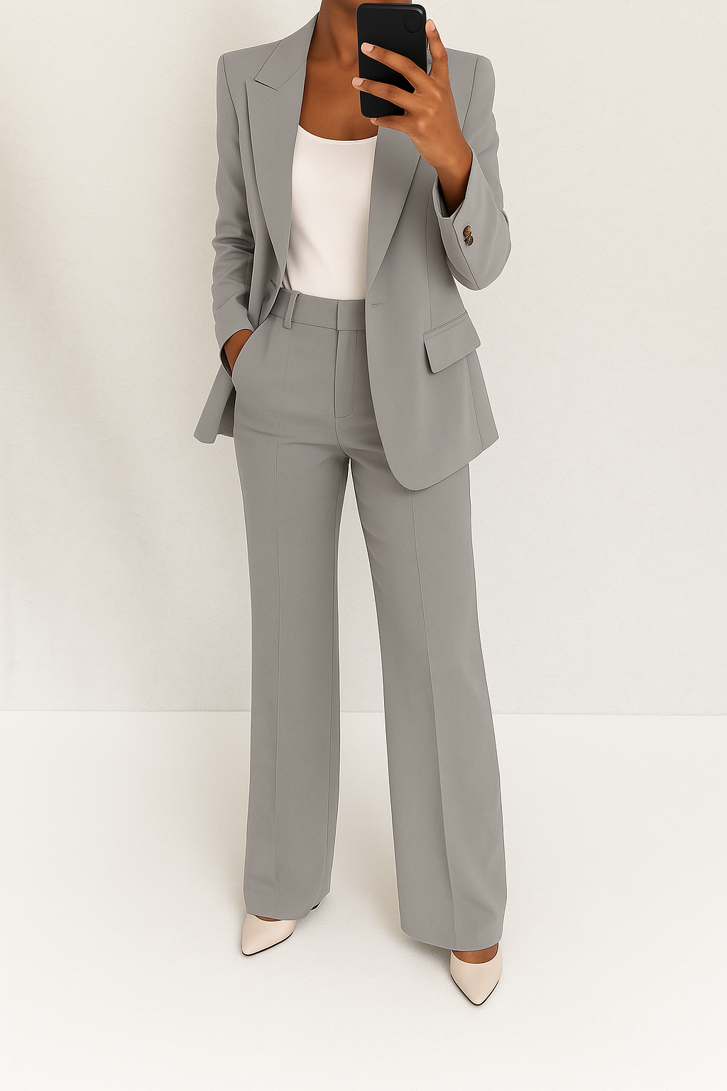 Silvana Vitali Raquel - Elegante Traje a Medida – Gris – photo 2