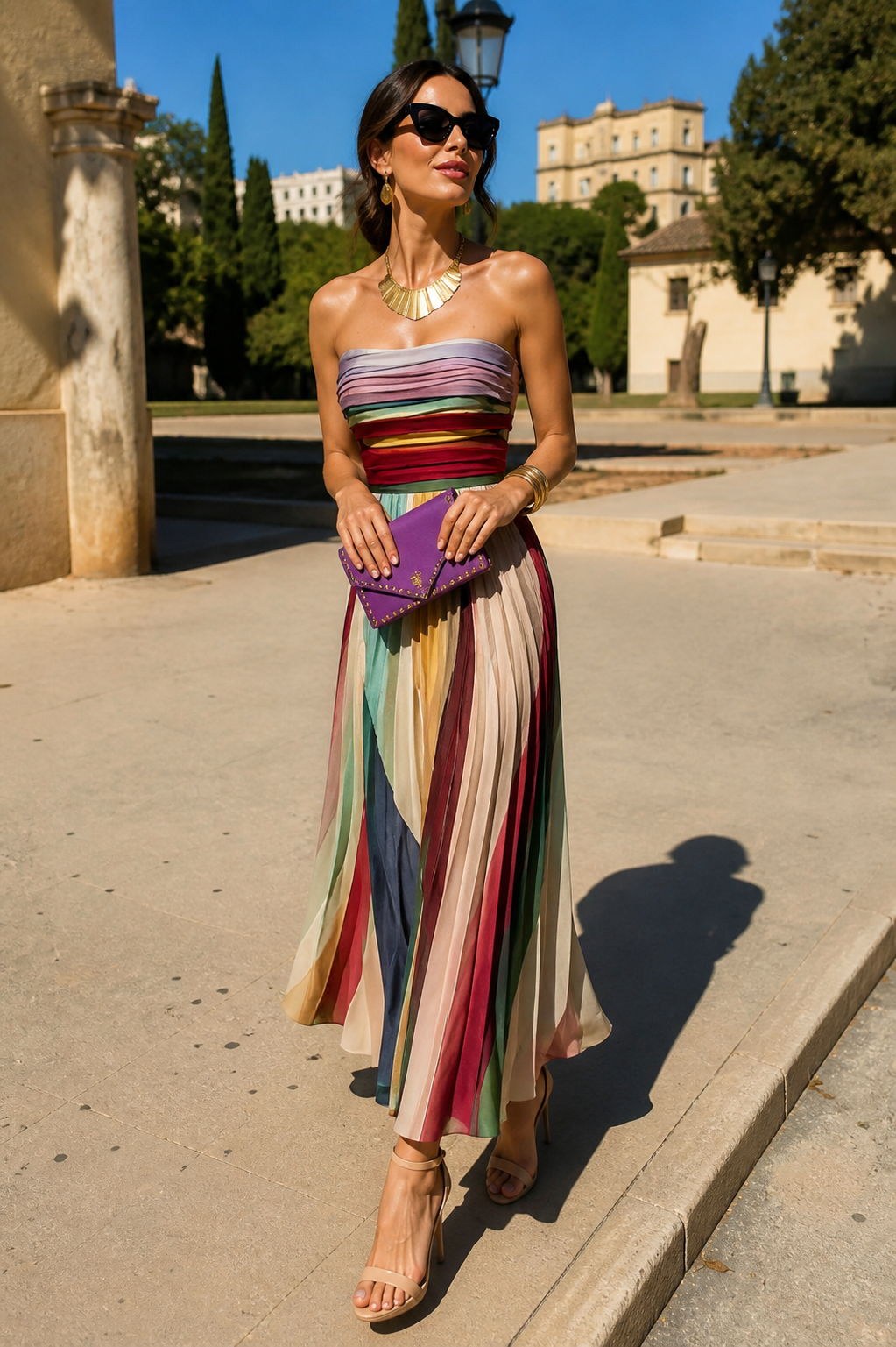 Anamartinezmadrid Evelyn | Vestido Largo Elegante de Invitada Mujer – photo 2