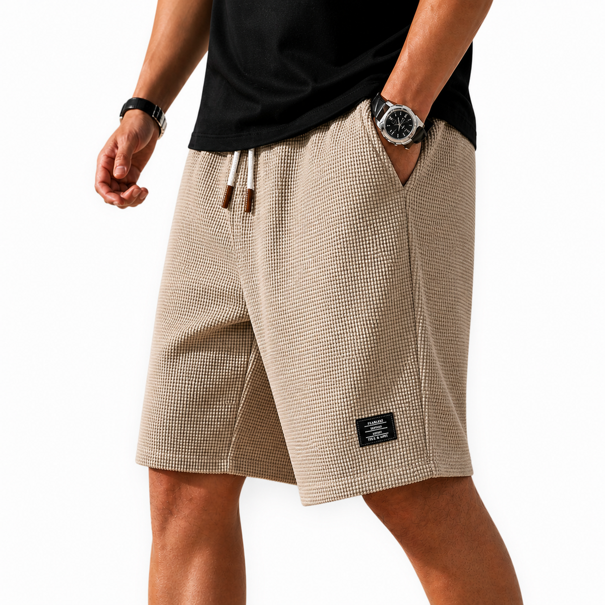 Marina Roca Nathan™ | Pantalones elegantes de verano – Caqui – photo 5