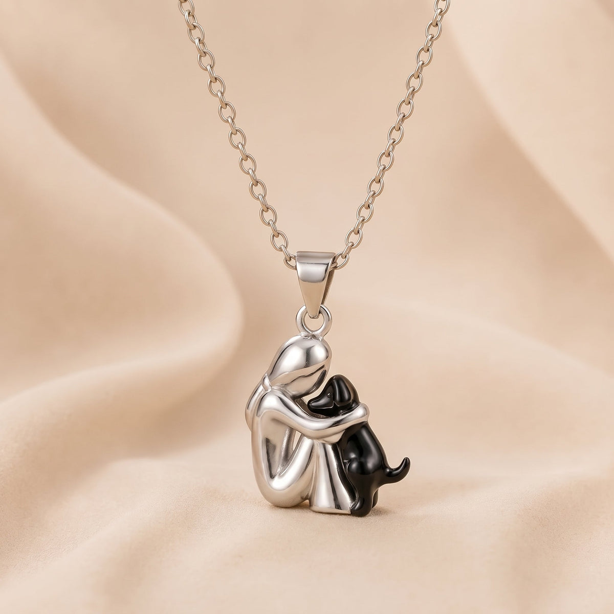 Marina Roca Collar del Abrazo Eterno 🐾 – Negro – photo 3