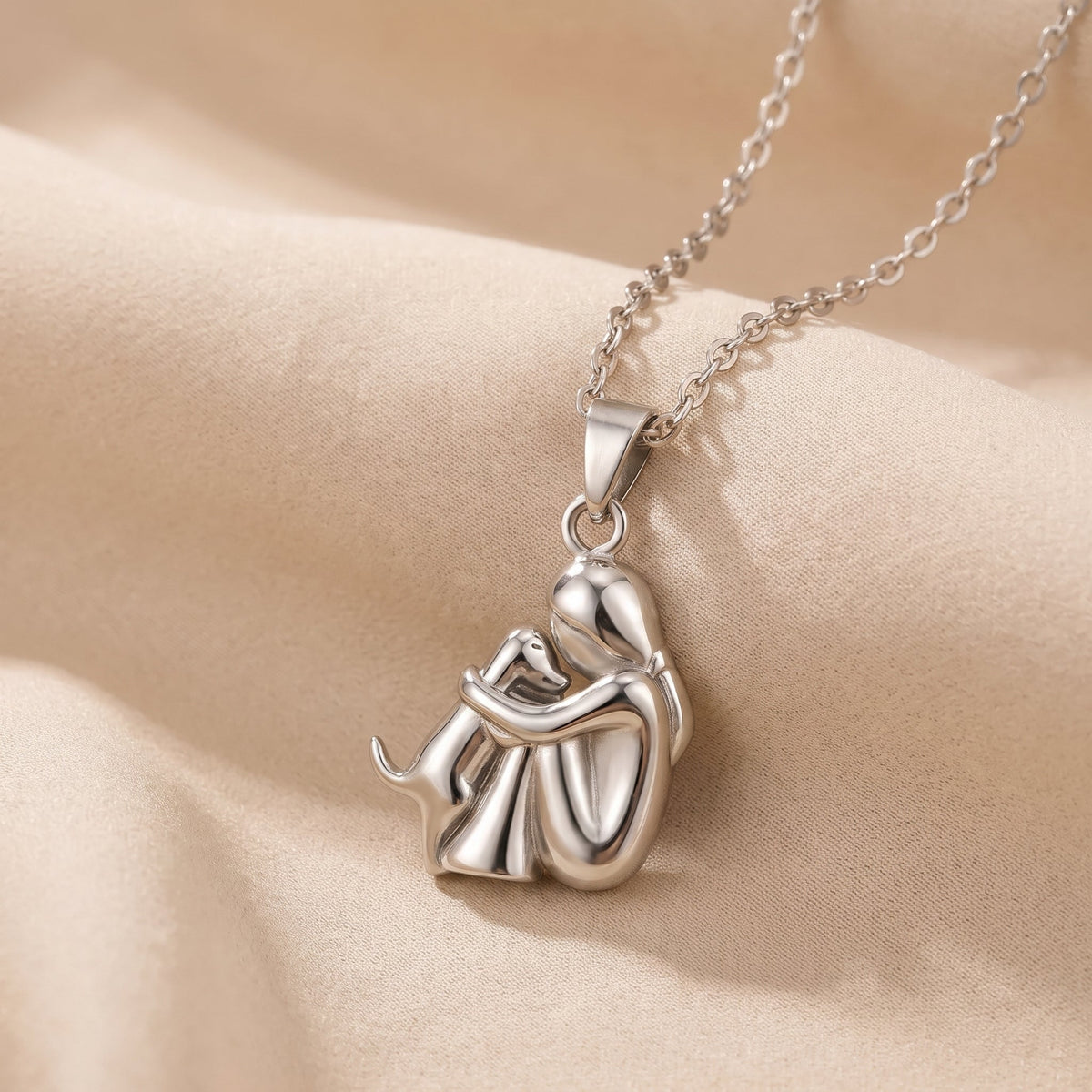 Marina Roca Collar del Abrazo Eterno 🐾 – Plata – photo 7