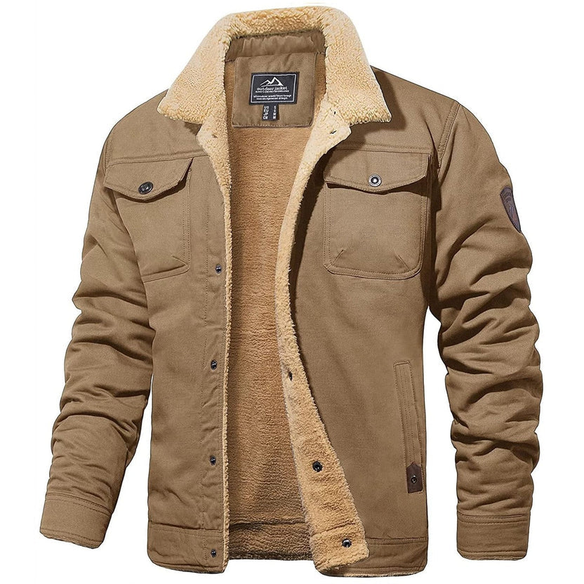 Marina Roca BOSTON | Chaqueta bomber abrigada – Caqui – photo 4