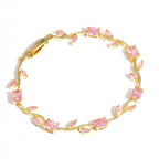 Marina Roca Brazalete Aura Tulipán – Oro rosa – photo 3