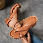 Marina Roca MEDINA | Sandalias cómodas elegantes – Marrón – photo 8