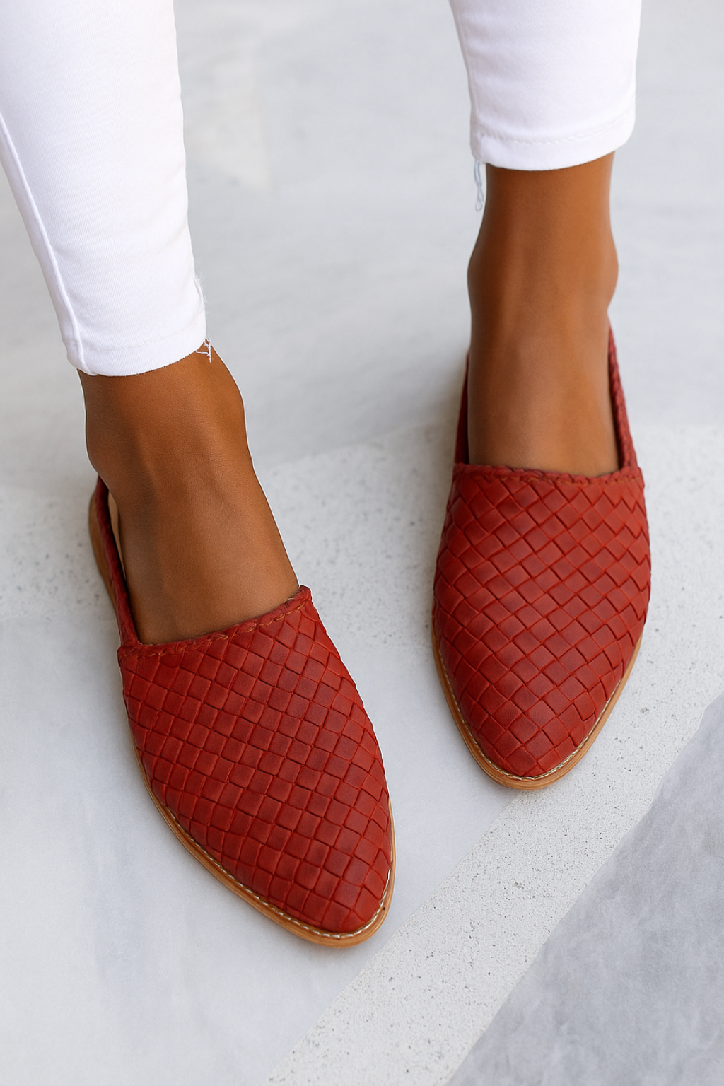 Marina Roca NALA | Sandalias trenzadas de temporada – Rojo – photo 5