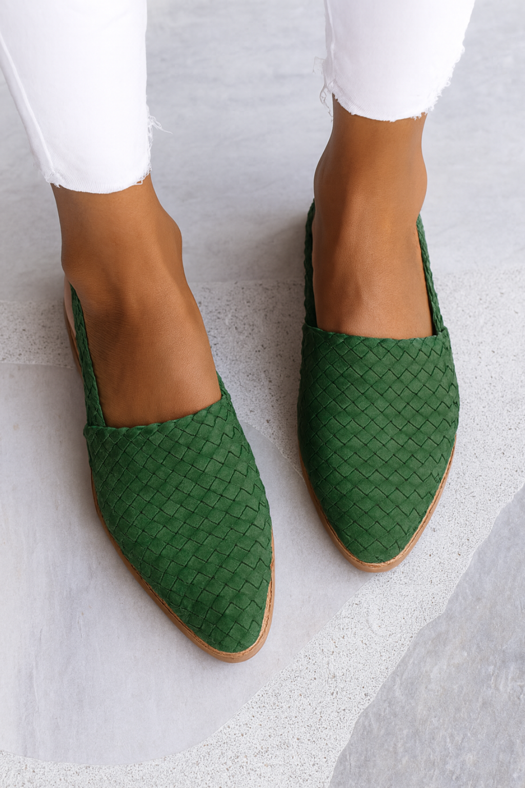 Marina Roca NALA | Sandalias trenzadas de temporada – Verde – photo 6