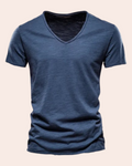 Marina Roca Thiago - Camiseta básica ligera de verano – Azul marino – photo 3