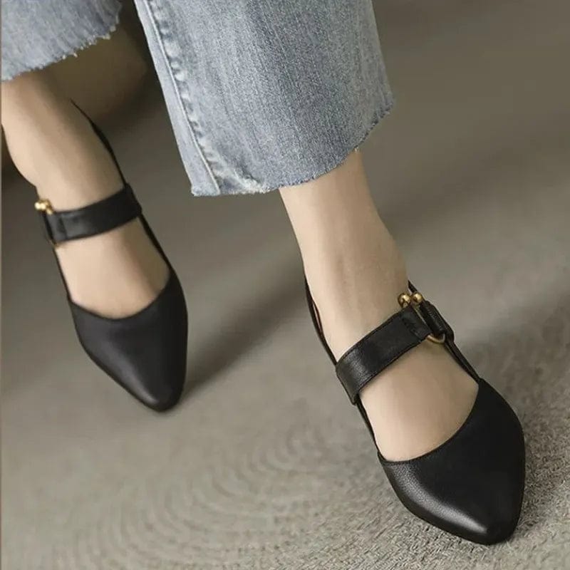 Anamartinezmadrid Consuelo | Zapatos Destalonados de Tacón Bajo con Plantilla Acolchada – photo 2