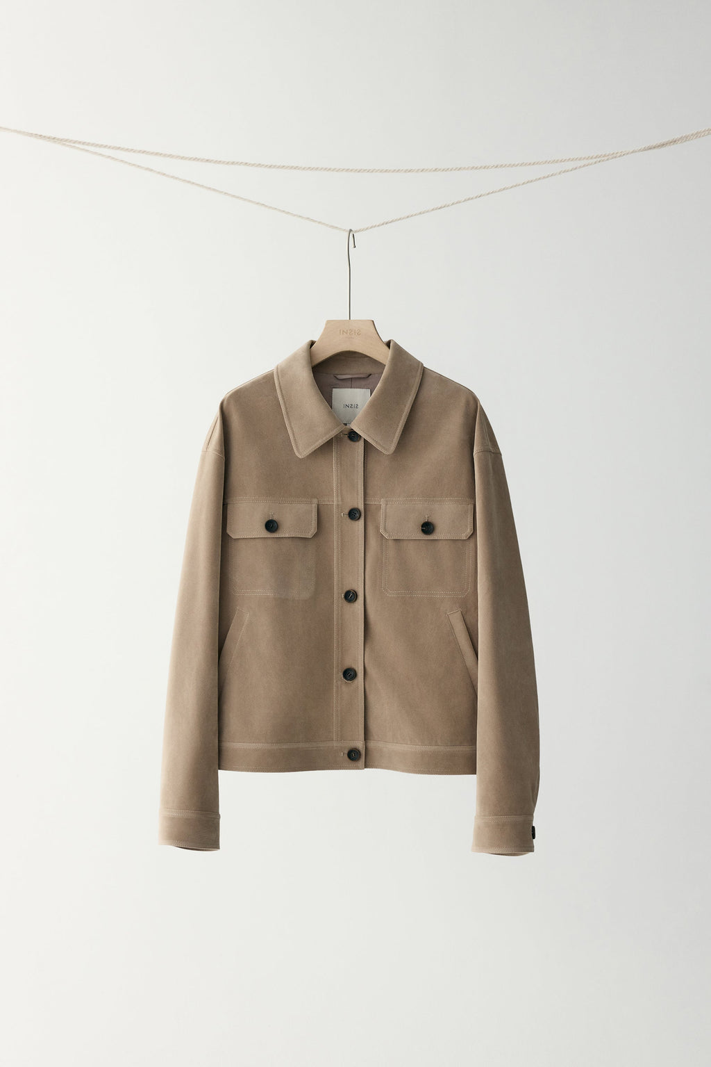Anamartinezmadrid Nuria | Chaqueta de Ante con Bolsillos de Plastrón – photo 2