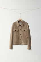 Anamartinezmadrid Nuria | Chaqueta de Ante con Bolsillos de Plastrón – photo 2