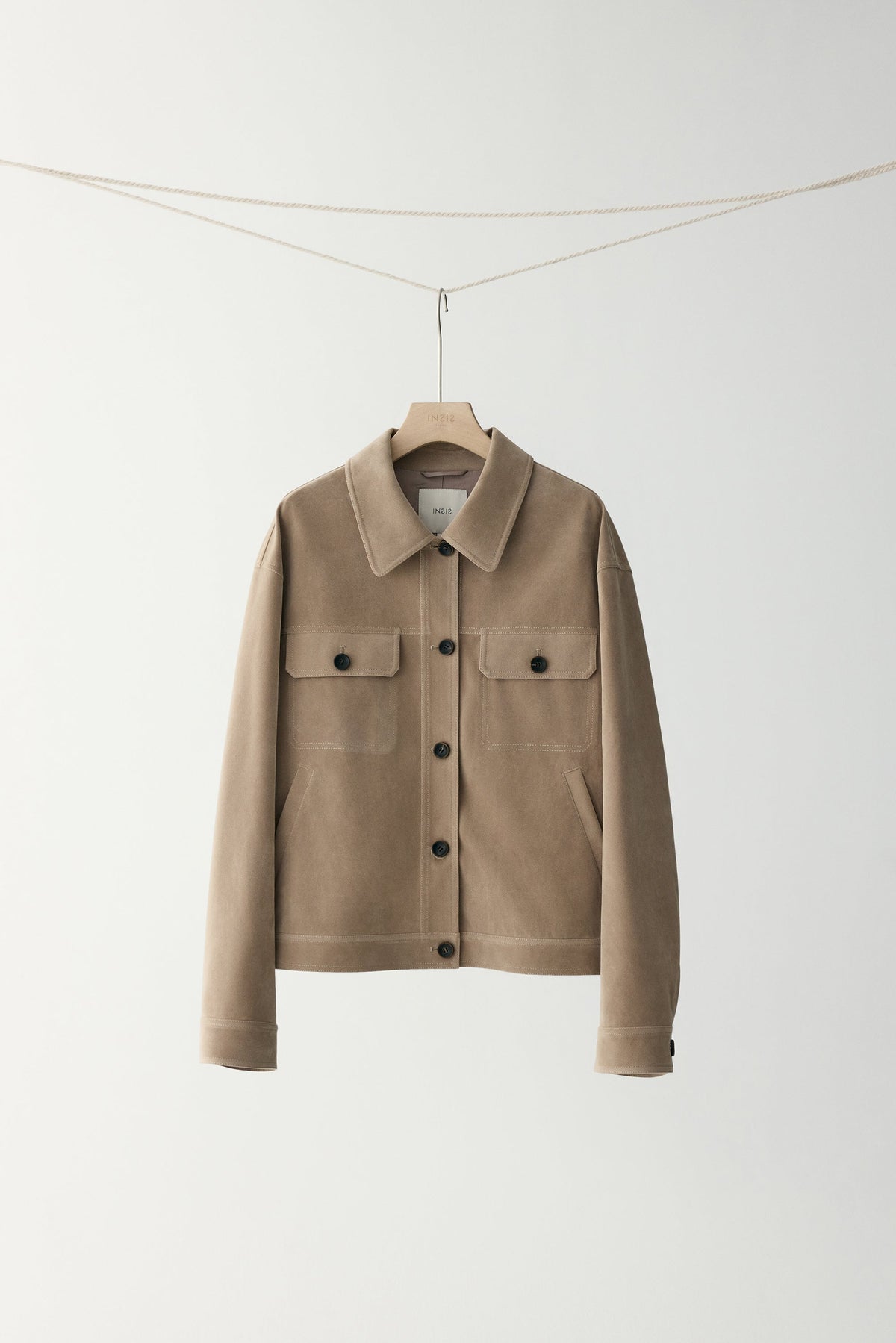Anamartinezmadrid Nuria | Chaqueta de Ante con Bolsillos de Plastrón – photo 2