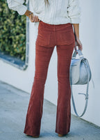 Marina Roca CHLOE | Pantalones acampanados de pana – photo 12