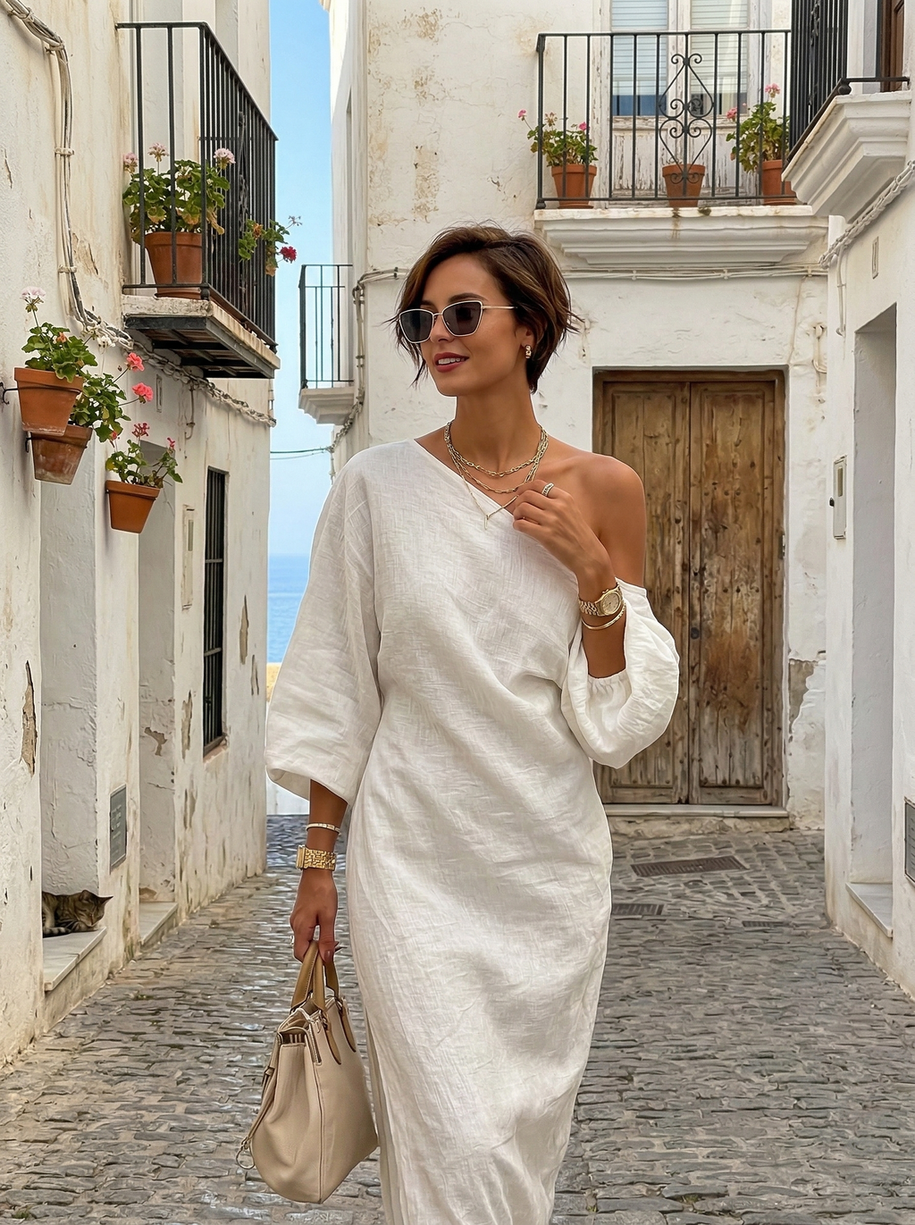 Marina Roca Candela | Vestido largo de lino – photo 7
